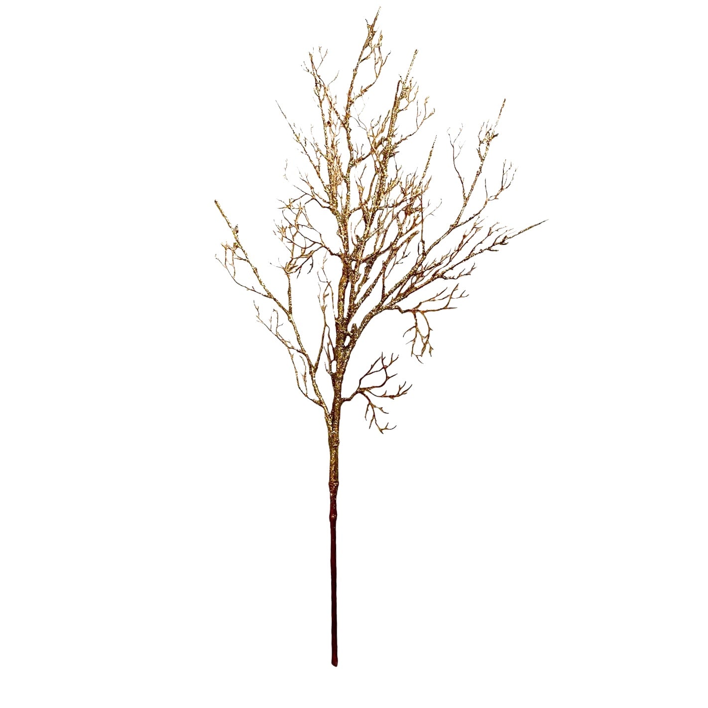 Gold Glitter Twig Branch
