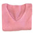 "Made in Italy" Mohair V-Neck Sweater - Candy Pink