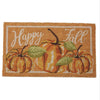 "Happy Fall" Watercolor Pumpkin Doormat