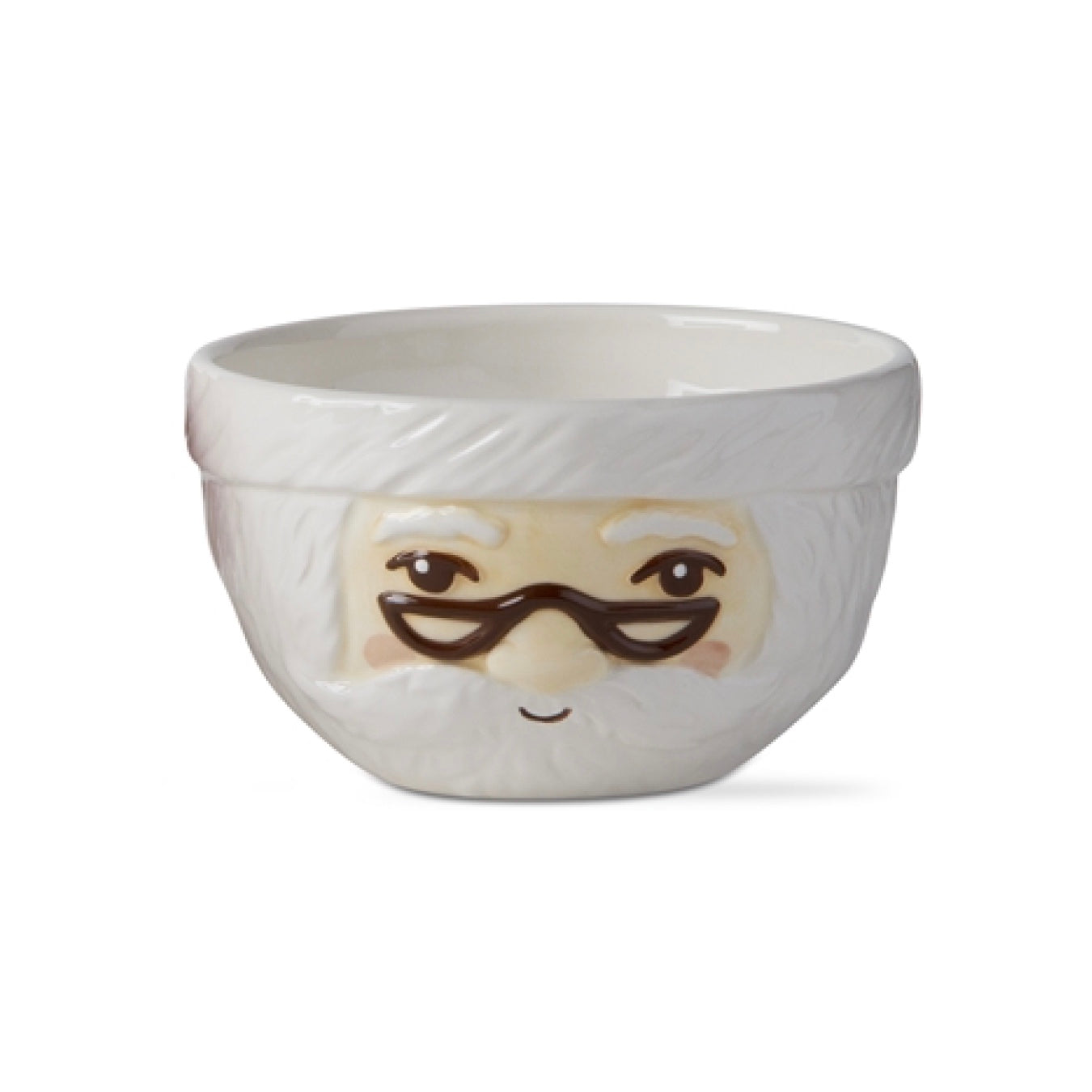 Merry Santa With Glasses Small Bowl