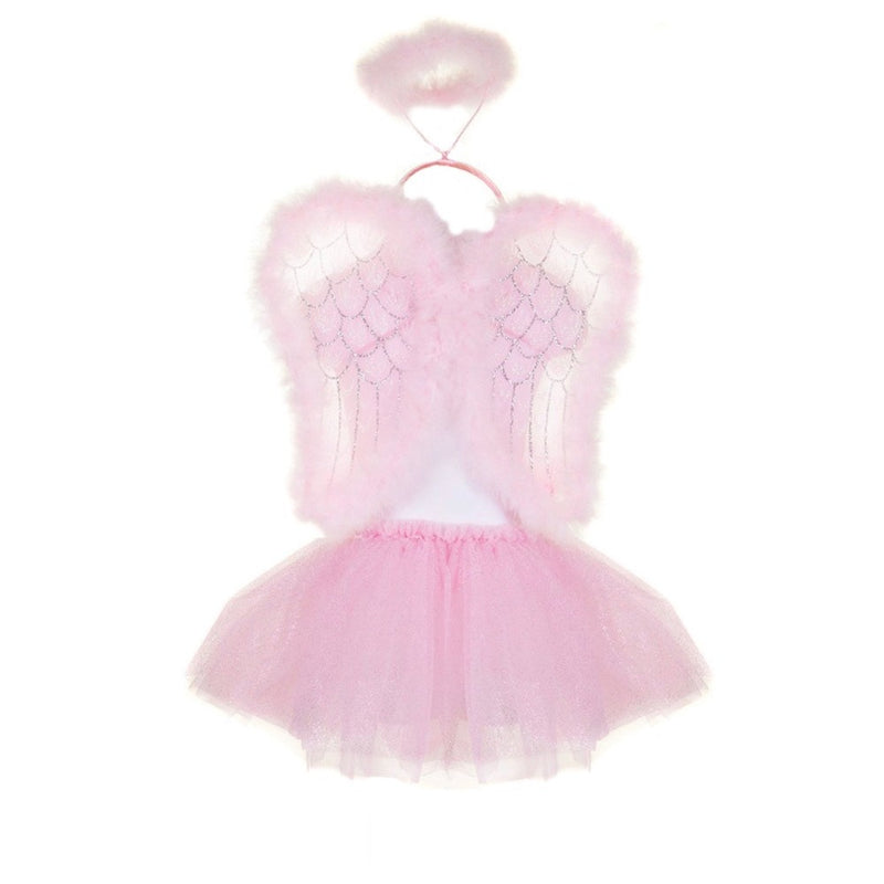 Pink Angel Marabou Costume-Children's-Creative Education-Putti Fine Furnishings