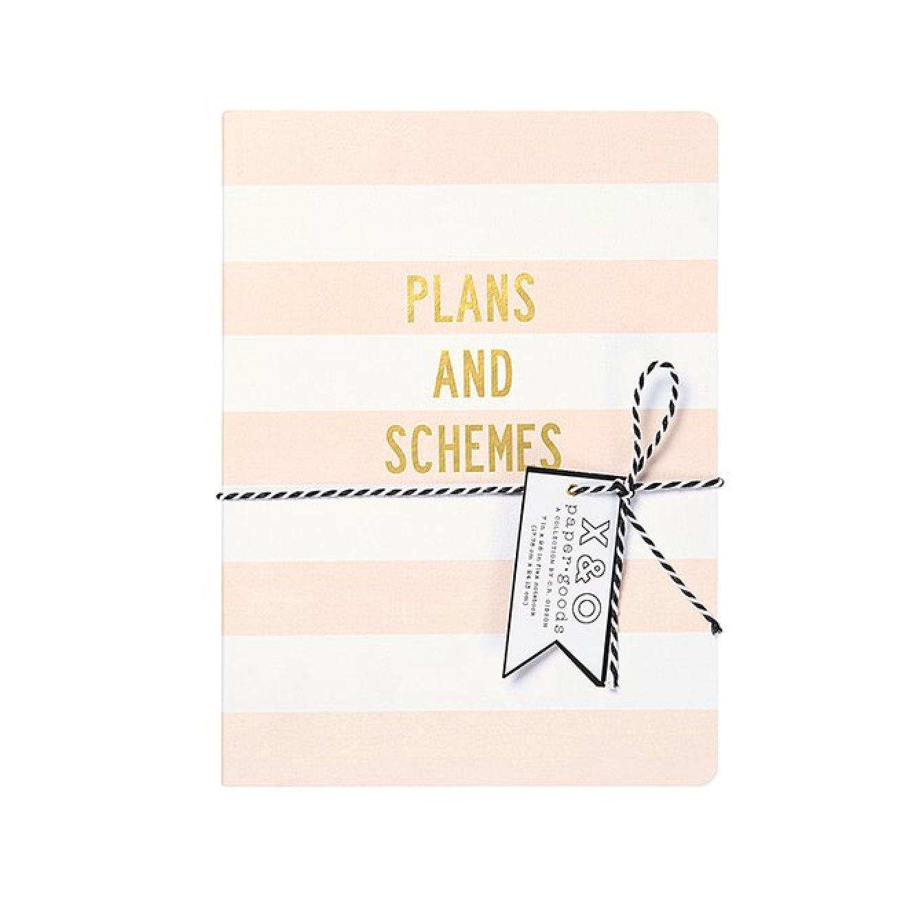  "Plans and Schemes" Large Flex Journal, CRG-CR Gibson, Putti Fine Furnishings