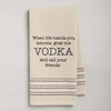 Dry Wit Towel - Vodka, MB-Mona B - Design Home, Putti Fine Furnishings