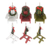 Muskoka Chair Ornament with Wreath, CT-Christmas Tradition, Putti Fine Furnishings