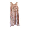 Blush Pink Floral Sleeveless Linen Dress, TO-Terminal One, Putti Fine Furnishings