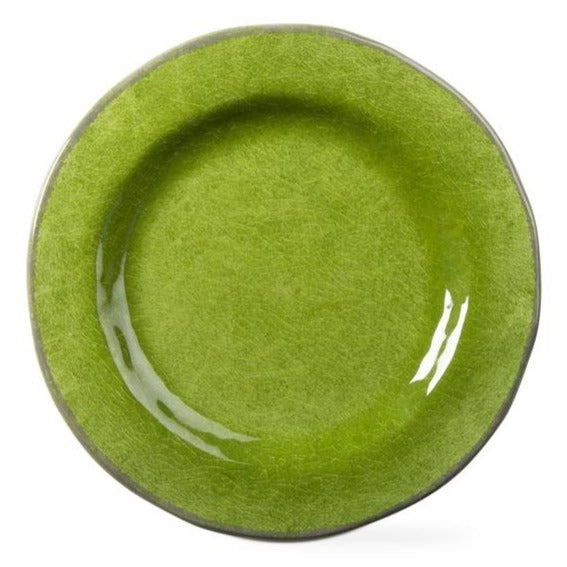 "Veranda" Bamboo Melamine Dinner Plates set of 4 - Green | Putti Fine Furnishings Canada