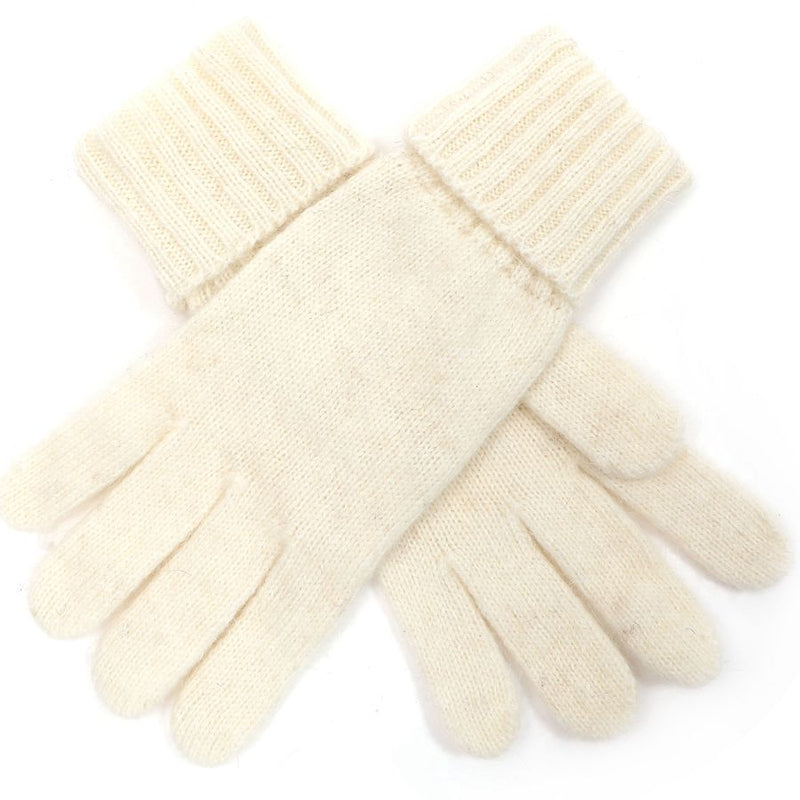 Plain Knit Gloves - Ivory | Putti Fine Fashions Canada