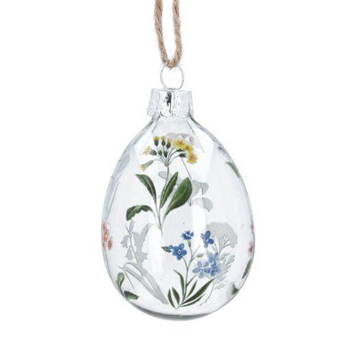 Primavera Glass Egg Ornament