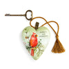 "Always and Forever" Cardinal Art Heart