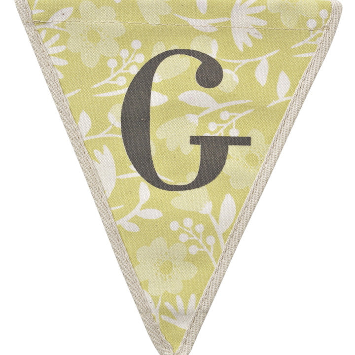 Meri Meri Alphabet Bunting - Letter G, MM-Meri Meri UK, Putti Fine Furnishings