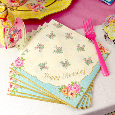 Happy Birthday Napkin -  Paper Napkins - Talking Tables - Putti Fine Furnishings Toronto Canada - 4