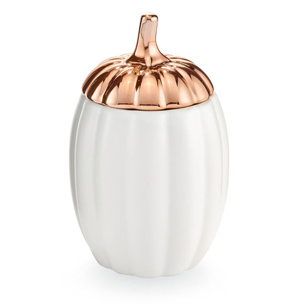 Tried and True "Autumn Chestnut" Tall Ceramic Pumpkin Jar Candle