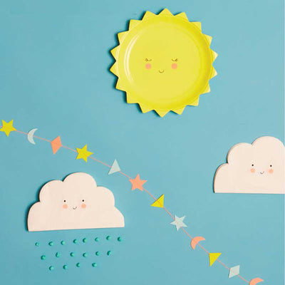 Cloud Shaped Paper Napkins - Small, MM-Meri Meri UK, Putti Fine Furnishings