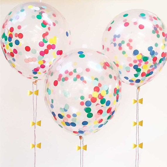 Meri Meri Confetti Balloon Kit - Multicolor Brights | Le Petite Putti 
