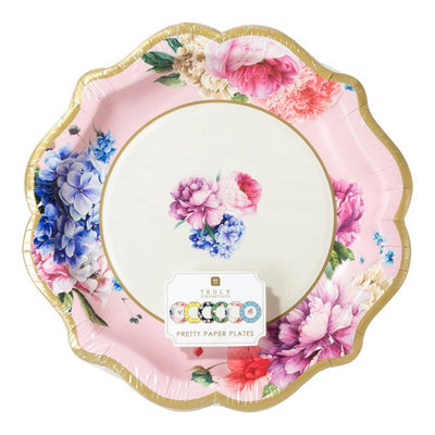 Truly Scrumptious Floral Medium Plates | Putti Party Supplies