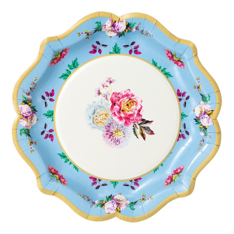 Truly Scrumptious Floral Medium Plates