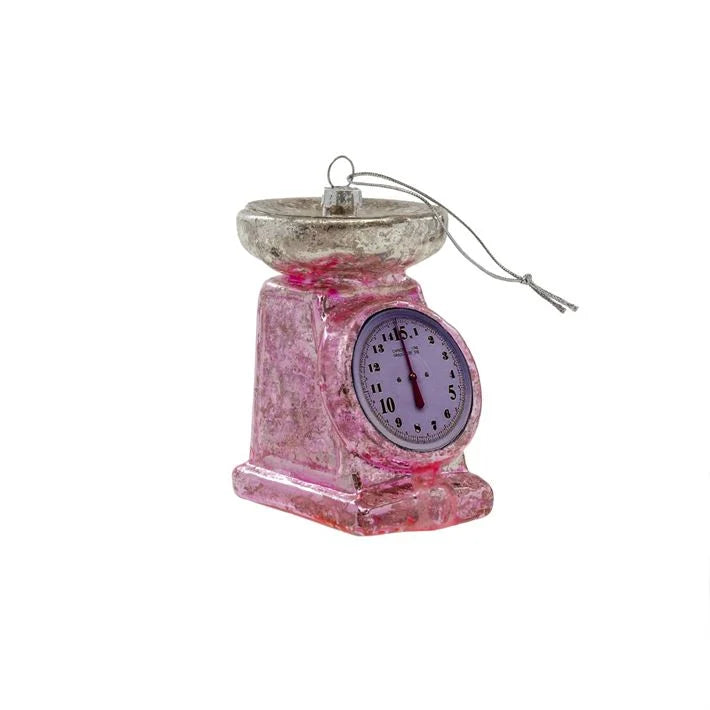 Kitchen Scale Glass Ornament | Putti Celebrations