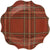 CR Gibson Plaid Paper Plates - Le Petite Putti Canada