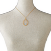 Blue Chalcedony Toledo 18k Gold Plated Necklace