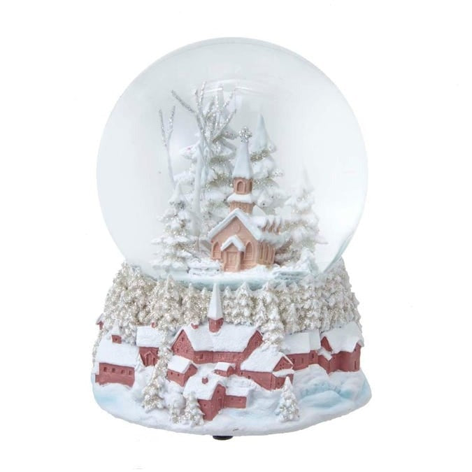 Kurt Adler Musical Snow Globe | Putti Christmas Celebrations