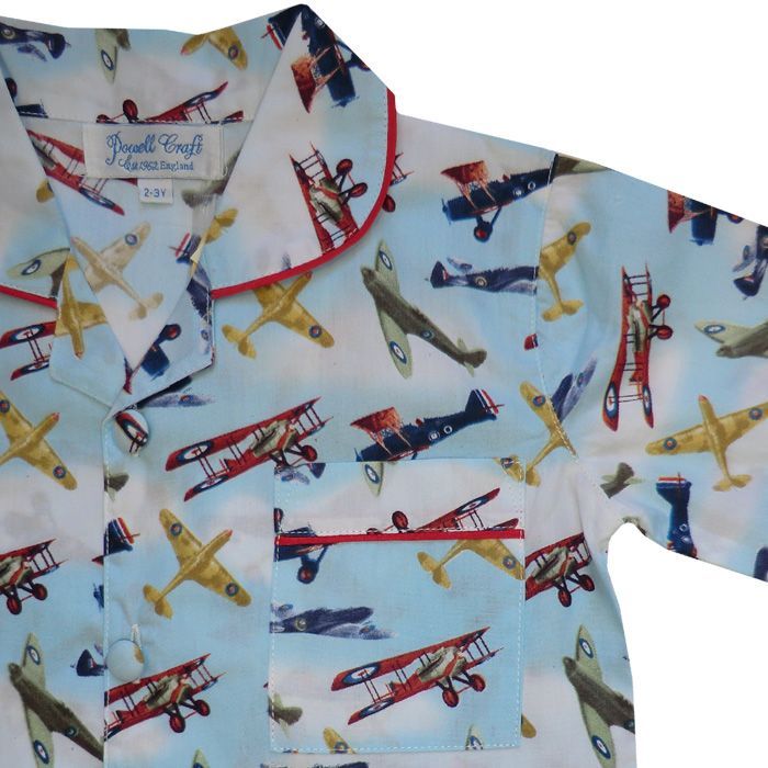 Douglas Vintage Aeroplane Pajamas, PC-Powell Craft Uk, Putti Fine Furnishings