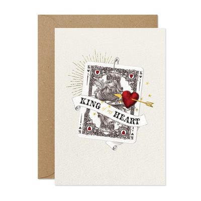 "King of my Heart" Greeting Card | Putti Celebrations