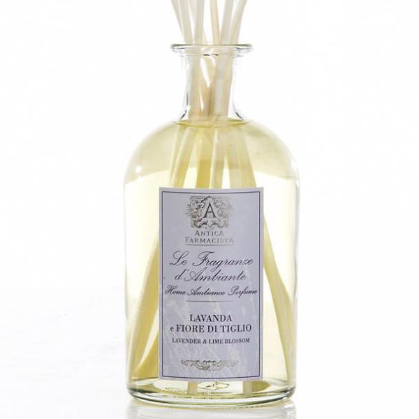 Antica Farmacista Lavender & Lime Blossom Diffuser-Home Fragrance-AF-Antica Farmacista-250ml Lavender Diffuser-Putti Fine Furnishings