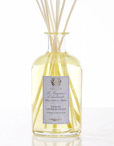 Antica Farmacista Lavender & Lime Blossom Diffuser-Home Fragrance-AF-Antica Farmacista-500ml Lavender Diffuser - Special order 2 weeks-Putti Fine Furnishings