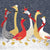 The Art File Sara Miller Geese in Crowns Boxed Christmas Cards | Putti 