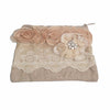 Miss Rose Sister Violet Linen & Lace Zippered Bag, MRSV-Miss Rose Sister Violet, Putti Fine Furnishings