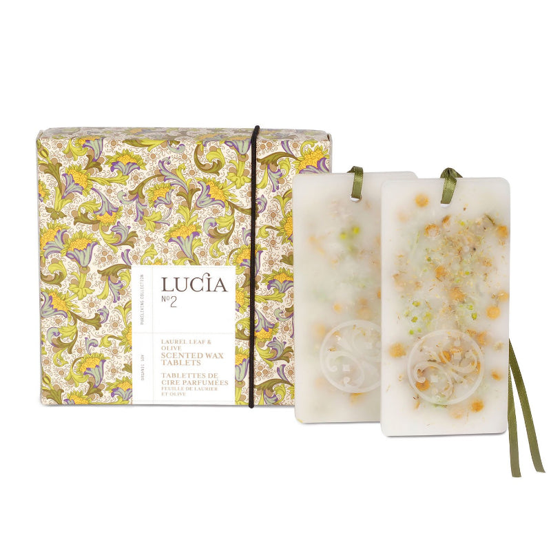  Lucia - Wax Tablets Laurel Leaf & Olive, Pure Living, Putti Fine Furnishings