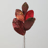 Red Magnolia Leaf Pick