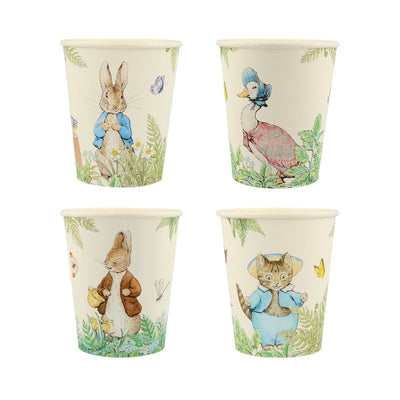 Meri Meri Peter Rabbit in the Garden Paper Cups | Putti Party Supplies