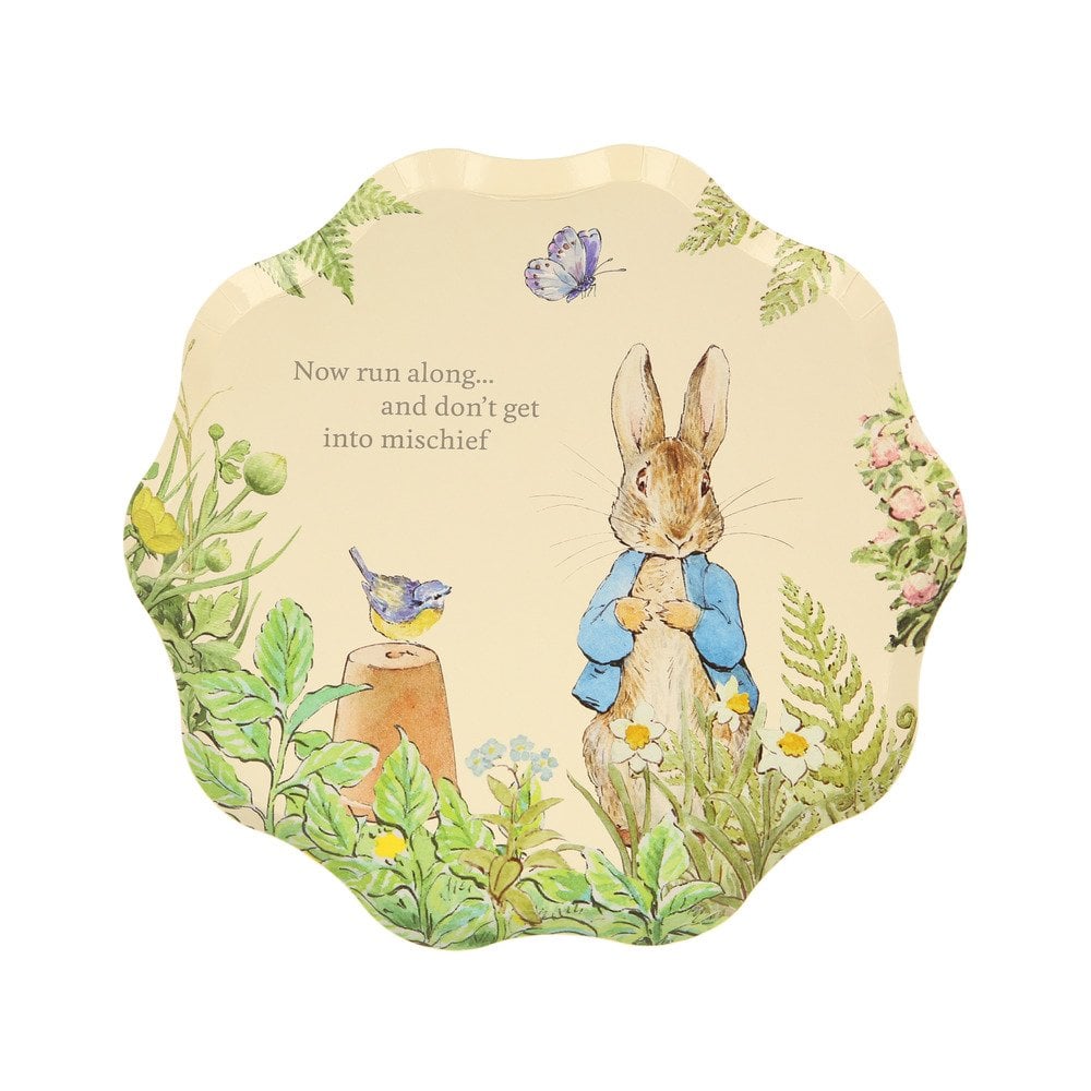 Meri Meri Peter Rabbit in the Garden Paper Side Plates