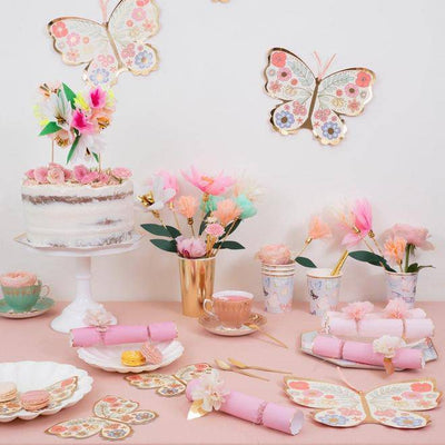Meri Meri Pink Floral Surprise Crackers | Putti Party Supplies