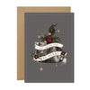 Stephanie Davies "Eat Drink & Be Merry" Pudding Christmas Card | Putti