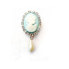 Miss Rose Sister Violet Cameo Pearl Brooch - Blue, MRSV-Miss Rose Sister Violet, Putti Fine Furnishings