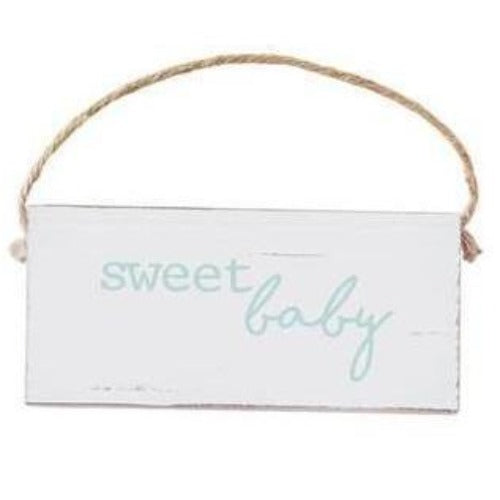 Nursery Decoration Distressed Wood Door Hangers