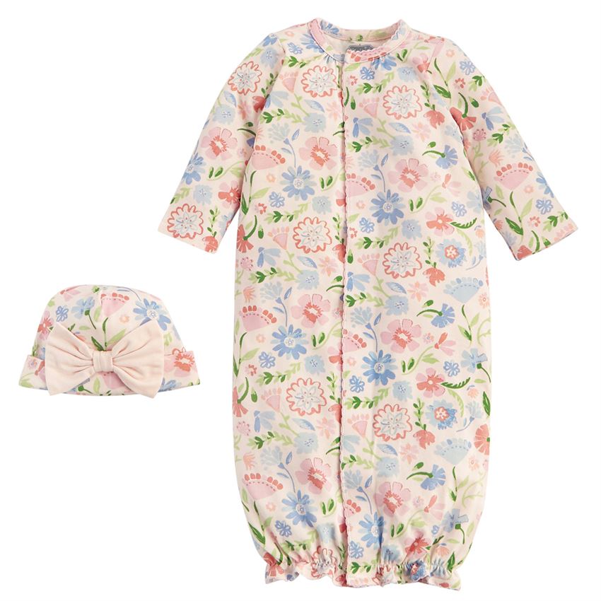 Mud Pie Pink Floral Take Me Home Set | Le Petite Putti Canada