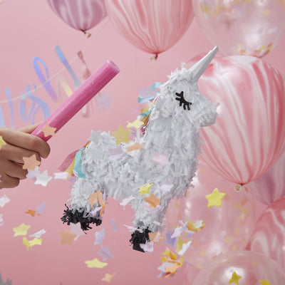 "Make a Wish" Mini Unicorn Piñata, GR-Ginger Ray UK, Putti Fine Furnishings