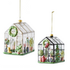 Greenhouse Glass Ornament - Black