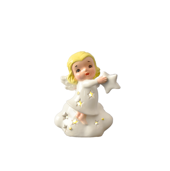 White Ceramic Angel Night Light