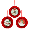 Vintage Holiday Disc Ornaments | Putti Christmas Canada