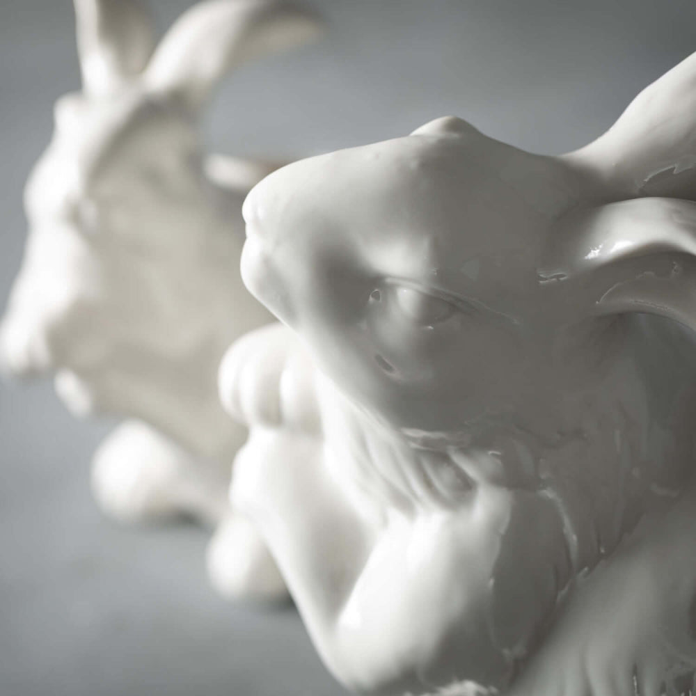 White Bunny Container | Putti Fine Furnishings