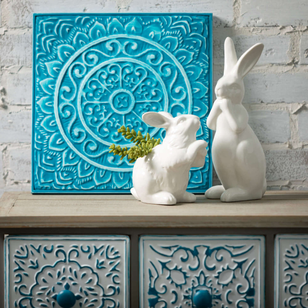 White Bunny Container | Putti Fine Furnishings