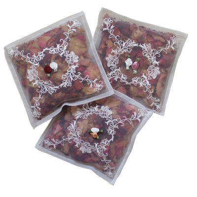 Voile Embroidered Pot Pourri Sachet -  Sachet - Powell Craft Uk - Putti Fine Furnishings Toronto Canada - 1