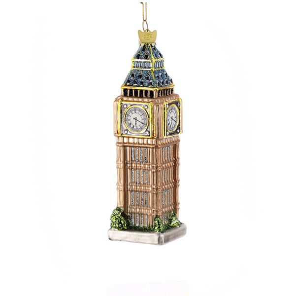Kurt Adler Big Ben Glass Ornament | Putti Christmas Decorations 