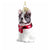 Kurt Adler French Bulldog with Red Scarf Glass Ornament | Putti Christmas 