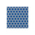 Blue & Silver Star Lattice Paper Napkins - Boxed Cocktail