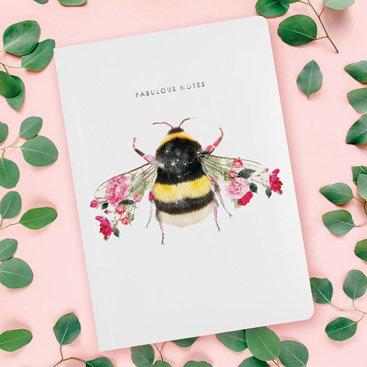 Lola Design Bee Luxury Notebook  | Putti Fine Furnishings 